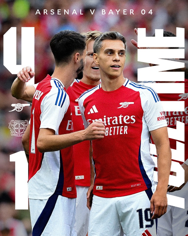 Kết quả giao hữu bóng đá ngày 8-8: Arsenal thắng tưng bừng- Ảnh 1.