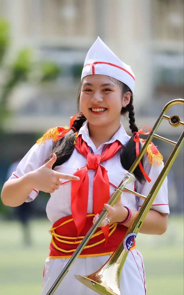 Tuổi Đội rực rỡ của nữ sinh Trường THCS Đồng Khởi- Ảnh 1.