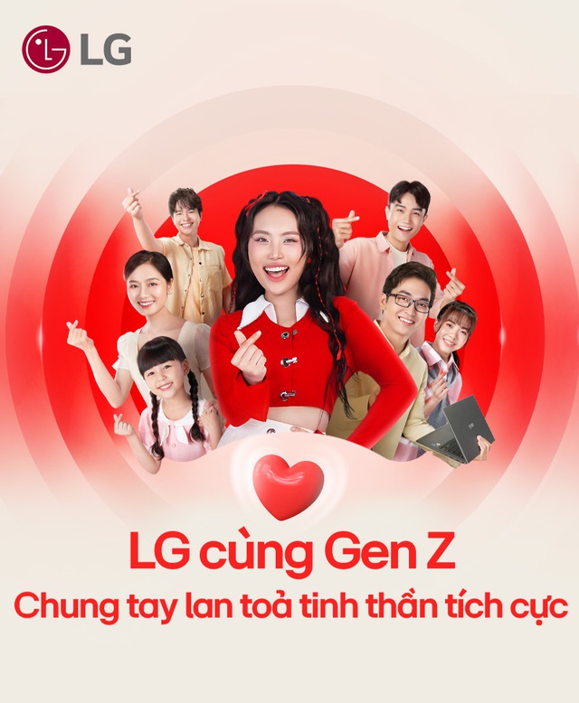 LG cùng Gen Z chung tay lan tỏa tinh thần tích cực