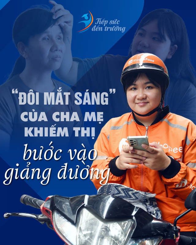 ‘Đôi mắt sáng’ của cha mẹ khiếm thị tự tin bước vào giảng đường