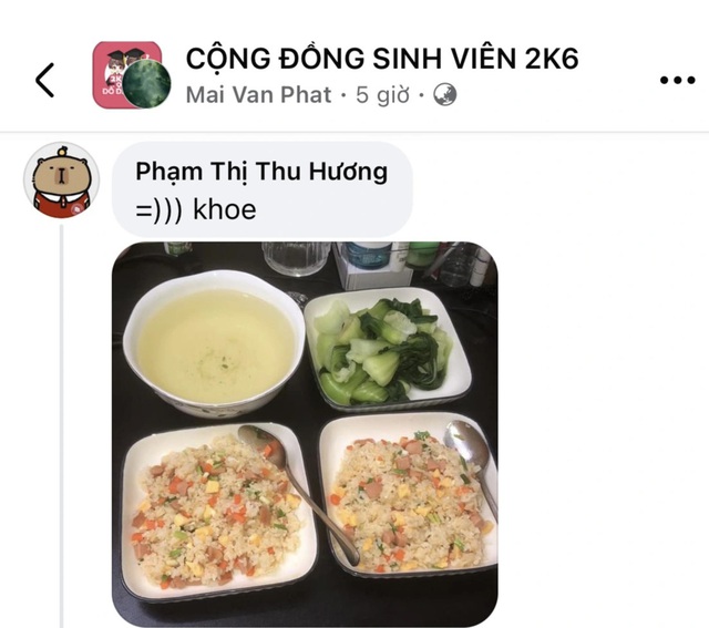 Tân sinh viên khoe... bữa cơm đầu tiên khi xa nhà- Ảnh 3.