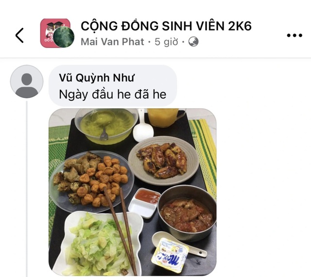 Tân sinh viên khoe... bữa cơm đầu tiên khi xa nhà- Ảnh 4.