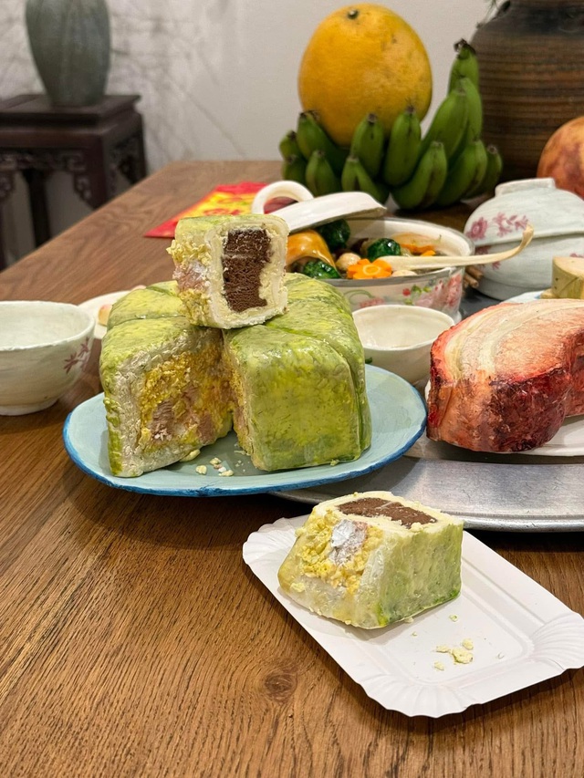 Ngỡ ngàng với mâm cơm Tết Bắc bằng bánh ngọt y như thật của 9X Hà Nội- Ảnh 11.