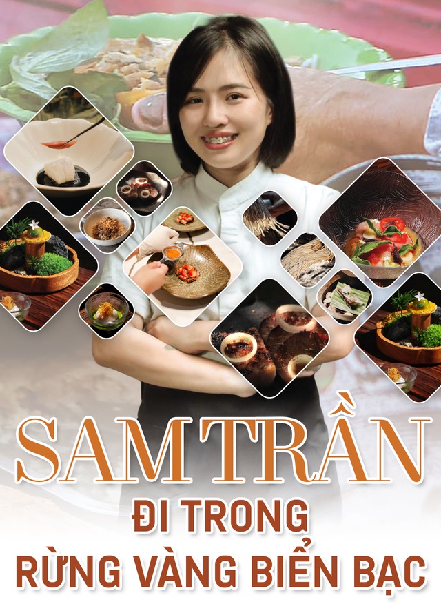 Sam Trần đi trong rừng vàng biển bạc