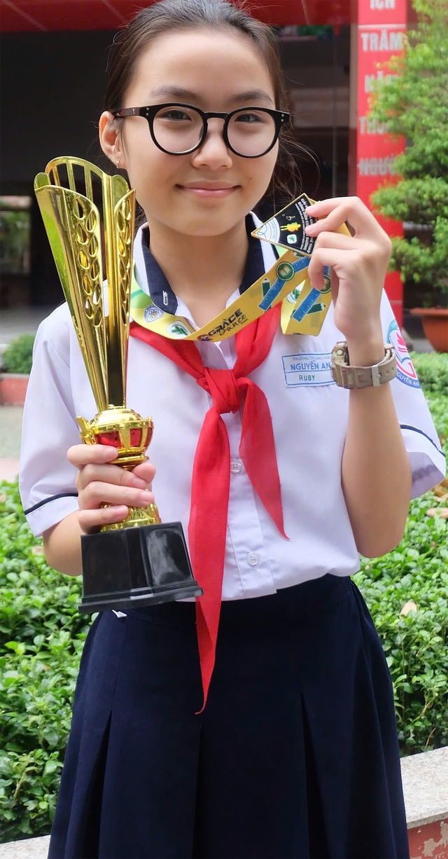 Cô bạn nhỏ nuôi ước mơ trở thành kiện tướng dancesport- Ảnh 4.