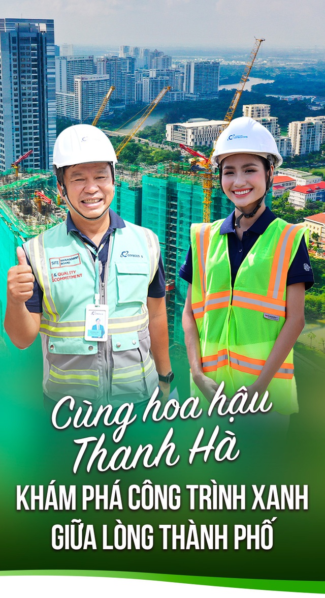 Cùng hoa hậu Thanh Hà “khám phá công trình xanh” giữa lòng thành phố