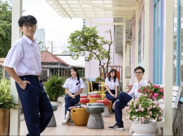 Không gian tự học 'chill' của teen Trường THPT Lương Thế Vinh- Ảnh 5.