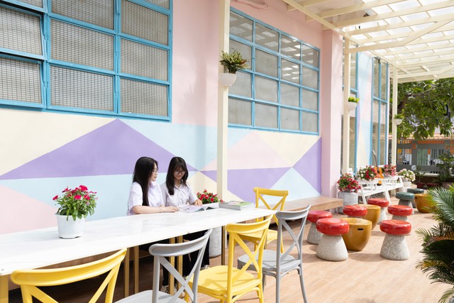 Không gian tự học 'chill' của teen Trường THPT Lương Thế Vinh- Ảnh 4.