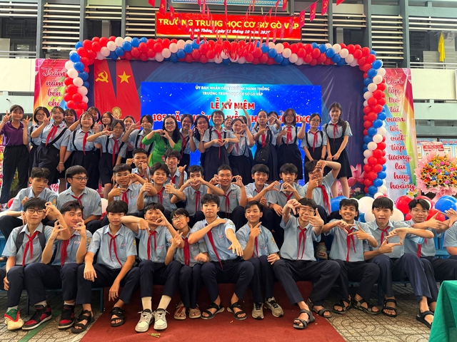 Trường THCS Gò Vấp tự hào với hành trình hơn một thế kỷ gieo chữ, trồng người- Ảnh 6.