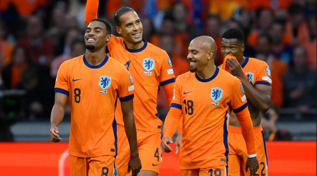 Hà Lan, Đan Mạch thắng lớn tại vòng loại World Cup 2026 - Ảnh 1.