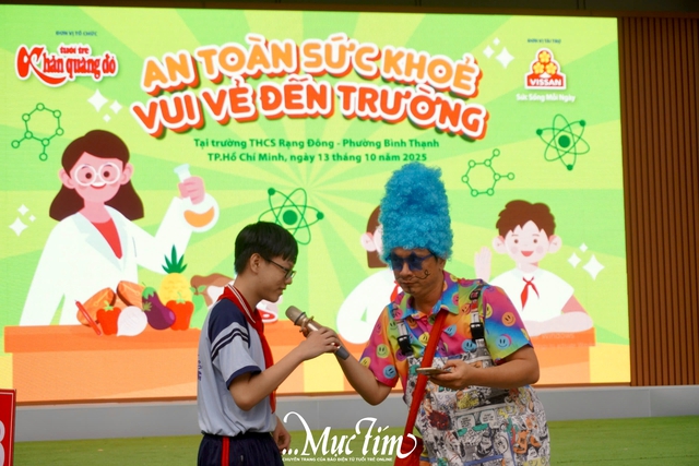 Học sinh Trường THCS Rạng Đông tìm hiểu bí quyết vui khỏe đến trường- Ảnh 2.