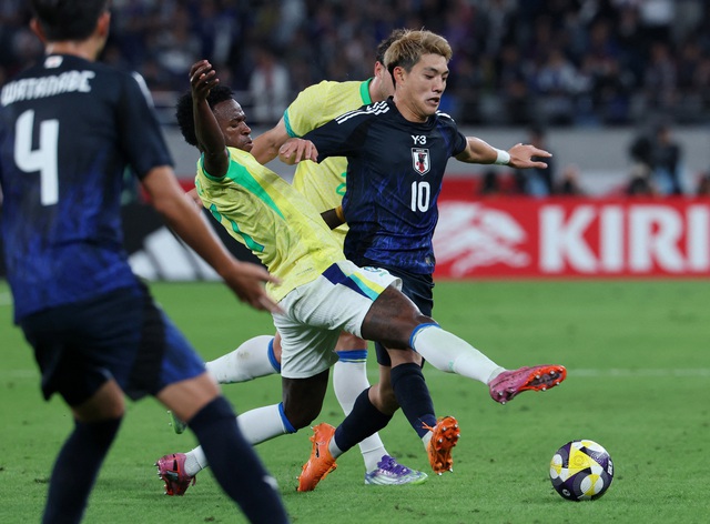 Nhật Bản có chiến thắng lịch sử trước Brazil - Ảnh 1.