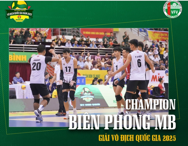 Biên Phòng MB vô địch lần thứ 4 tại giải vô địch quốc gia- Ảnh 1.