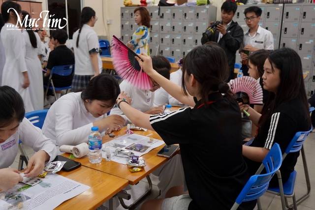Văn hoá Việt - Hàn hội tụ trong ngày hội giao lưu tại Trường THPT Phan Đăng Lưu- Ảnh 12.