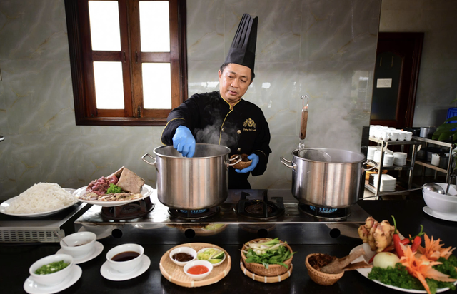 Singaporean ‘home cook’ blogger visits Vietnam Phở Festival 2025 to learn more about phở - Ảnh 1.