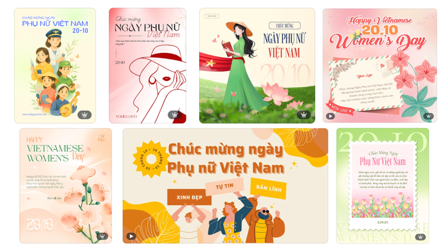 Cách làm thiệp chúc mừng 20-10 nhanh, đẹp, ý nghĩa với Canva - Ảnh 1.