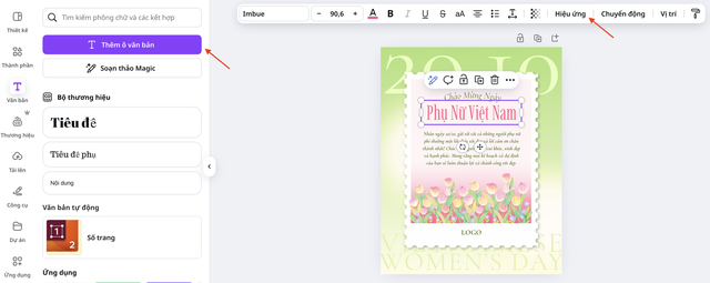Cách làm thiệp chúc mừng 20-10 nhanh, đẹp, ý nghĩa với Canva - Ảnh 3.