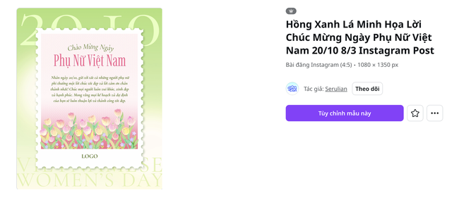 Cách làm thiệp chúc mừng 20-10 nhanh, đẹp, ý nghĩa với Canva - Ảnh 2.