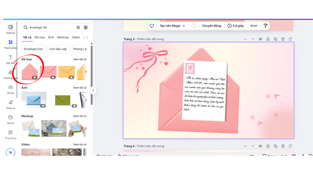 5 bước tạo thư điện tử 3D gửi lời yêu thương- Ảnh 3.