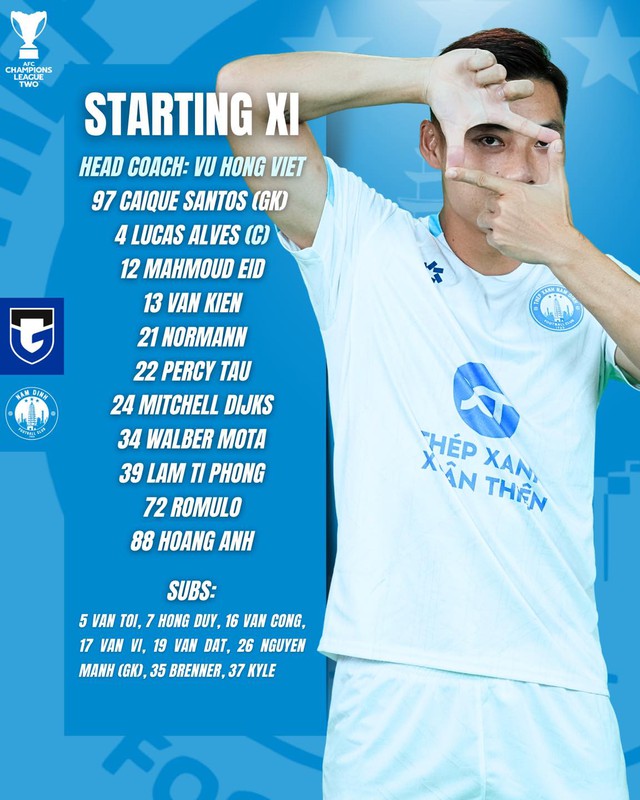 Trực tiếp AFC Champions League Two: Gamba Osaka - Thép Xanh Nam Định- Ảnh 3. Trực tiếp AFC Champions League Two: Gamba Osaka - Thép Xanh Nam Định- Ảnh 3.