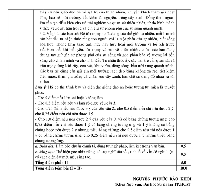 Hướng dẫn giải đề tham khảo môn ngữ văn tuyển sinh lớp 10 TP.HCM - Ảnh 6.