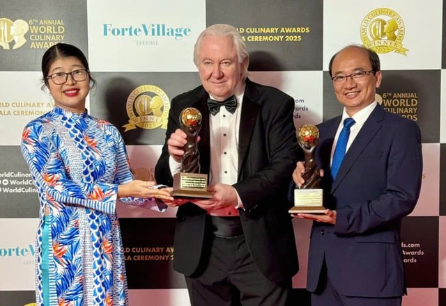 Saigontourist’s culinary festival wins double honors at World Culinary Awards 2025 - Ảnh 1. Saigontourist’s culinary festival wins double honors at World Culinary Awards 2025 - Ảnh 1.