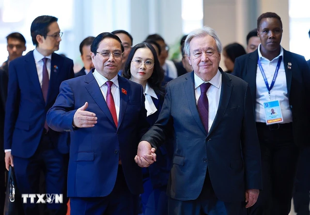 Signing of Hanoi Convention shows global trust in Vietnam: PM Pham Minh Chinh - Ảnh 1.