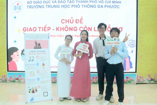 Khi giao tiếp không còn là nỗi sợ của học trò Trường THPT Đa Phước- Ảnh 1. Khi giao tiếp không còn là nỗi sợ của học trò Trường THPT Đa Phước- Ảnh 1.