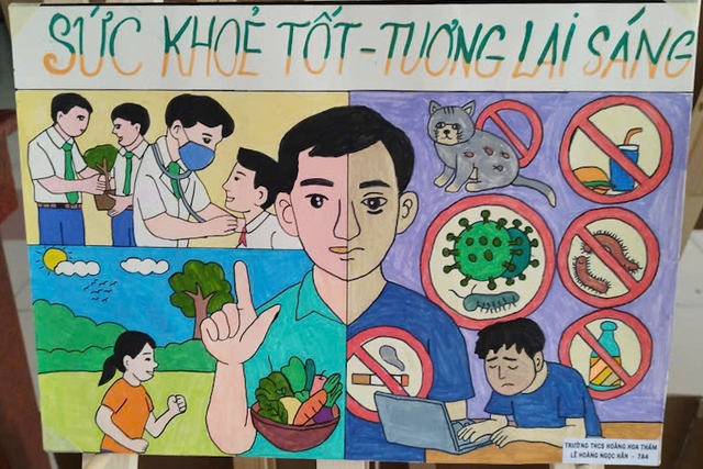 Khoa học gần gũi qua nét vẽ sắc màu của học trò THCS Hoàng Hoa Thám- Ảnh 8. Khoa học gần gũi qua nét vẽ sắc màu của học trò THCS Hoàng Hoa Thám- Ảnh 8.