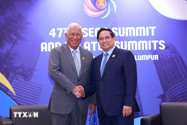 Vietnam's PM Pham Minh Chinh attends ASEAN+3, ASEAN-S.Korea summits - Ảnh 5. Vietnam's PM Pham Minh Chinh attends ASEAN+3, ASEAN-S.Korea summits - Ảnh 5.