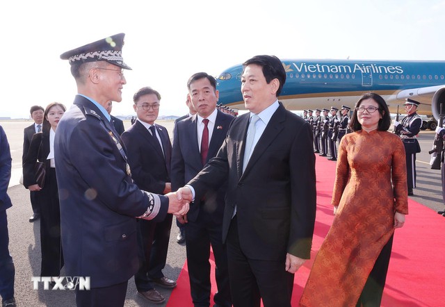 Vietnam’s state president arrives in South Korea for APEC Economic Leaders’ Week - Ảnh 3.