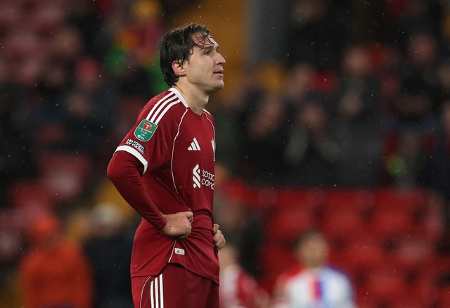 Liverpool bị Crystal Palace loại khỏi Cúp Liên đoàn Anh- Ảnh 3. Liverpool bị Crystal Palace loại khỏi Cúp Liên đoàn Anh- Ảnh 3.