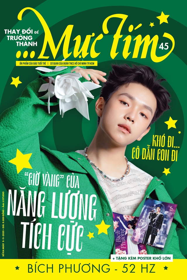 Mời bạn đón đọc Mực Tím 45, phát hành ngày 3-11:
'Giờ vàng' của năng lượng tích cực- Ảnh 1.