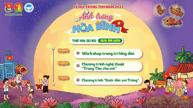Hơn 1.000 thiếu nhi dự khai mạc Lễ hội Trung thu 2025 'Ánh trăng hòa bình' - Ảnh 8.