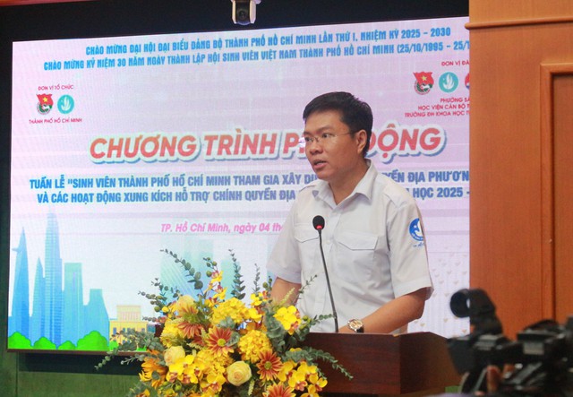 Phát động Tuần lễ sinh viên TP.HCM tham gia xây dựng chính quyền địa phương 2 cấp- Ảnh 2.