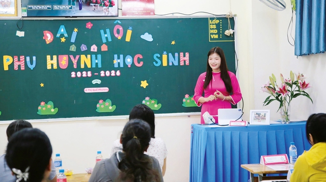 Phụ huynh... làm bài kiểm tra đầu năm - Ảnh 2.