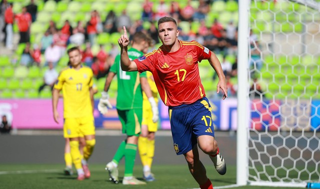 Thắng tối thiểu Ukraine, Tây Ban Nha vào tứ kết U20 World Cup 2025 - Ảnh 1.