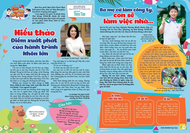 Gương mặt 'Con ngoan trò giỏi': Ba mẹ cứ làm việc công ty, con sẽ làm việc nhà- Ảnh 3.