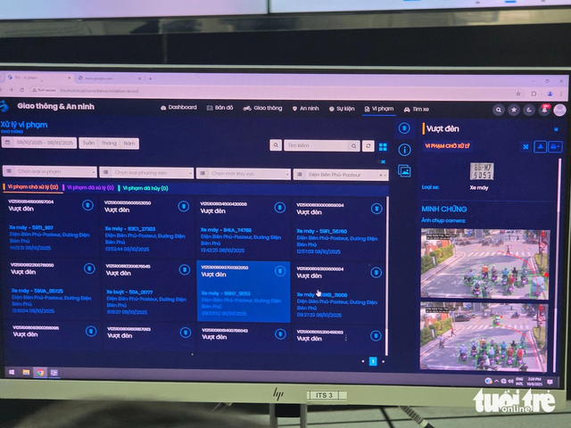31 AI cameras in Ho Chi Minh City detect traffic violations with high precision- Ảnh 7. 31 AI cameras in Ho Chi Minh City detect traffic violations with high precision- Ảnh 7.