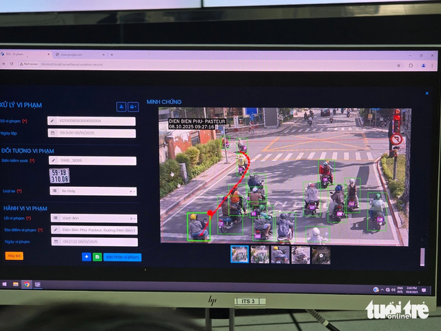 31 AI cameras in Ho Chi Minh City detect traffic violations with high precision- Ảnh 8. 31 AI cameras in Ho Chi Minh City detect traffic violations with high precision- Ảnh 8.
