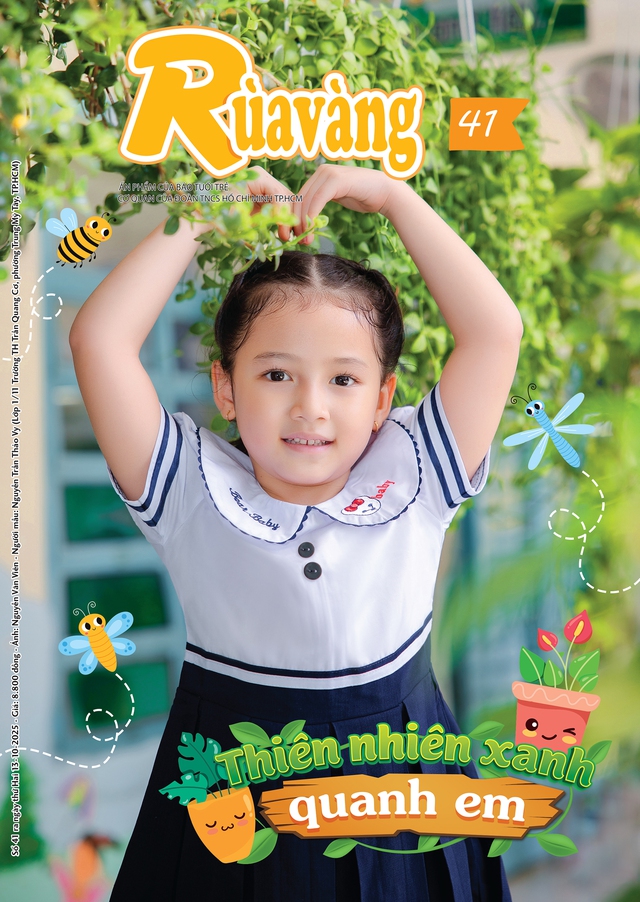 Mời các bạn đón đọc Rùa Vàng 41, phát hành 13-10-2025: Thiên nhiên xanh quanh em - Ảnh 1.