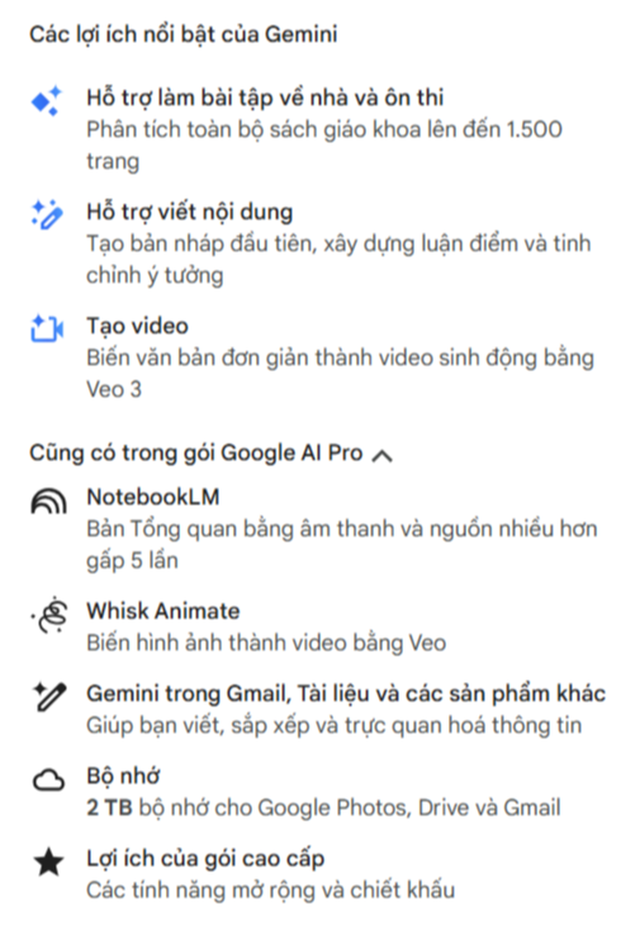 Những điều cần biết khi đăng ký Gemini Pro miễn phí 1 năm cho sinh viên  - Ảnh 3.