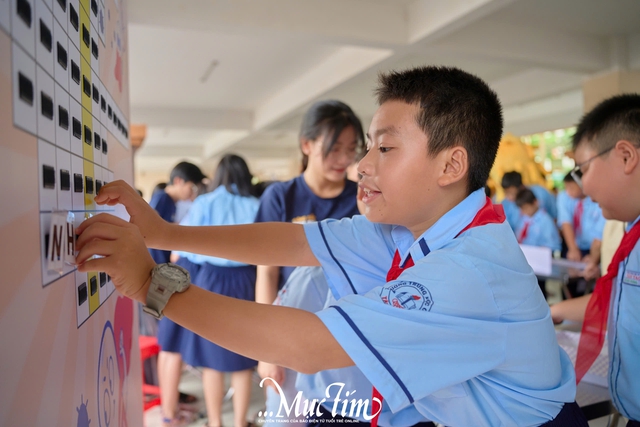 Học sinh Trường THCS Tân Tạo tìm hiểu vòng đời của muỗi, hành trình của thuốc tại Công tắc khoa học- Ảnh 2.