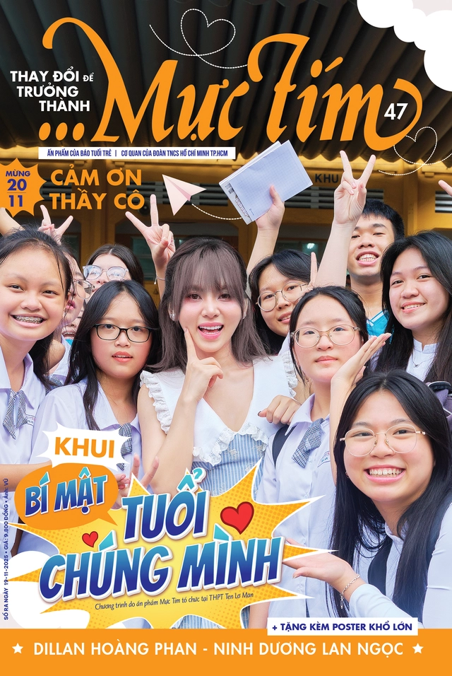 Mời bạn đón đọc Mực Tím 47, phát hành 17-11: 'Khui secret' chuyện yêu tuổi học trò- Ảnh 1. Mời bạn đón đọc Mực Tím 47, phát hành 17-11: 'Khui secret' chuyện yêu tuổi học trò- Ảnh 1.