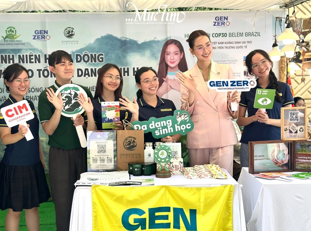 Hoa hậu Bảo Ngọc mang Gen Zero trở lại Ngày hội Việt Nam Xanh 2025  - Ảnh 1.