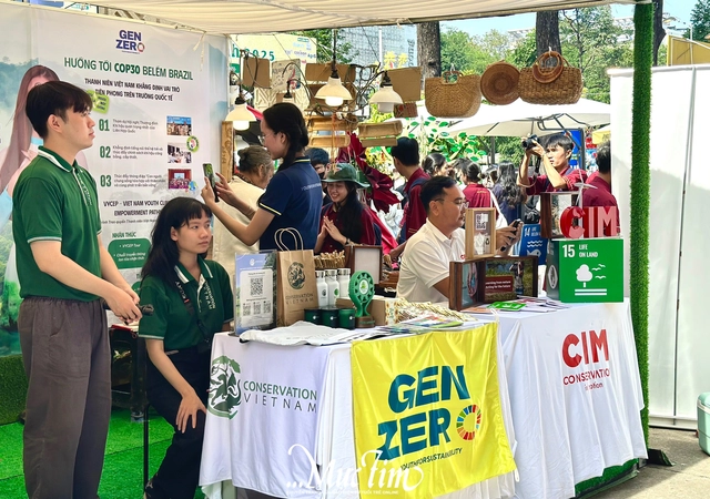 Hoa hậu Bảo Ngọc mang Gen Zero trở lại Ngày hội Việt Nam Xanh 2025  - Ảnh 4.