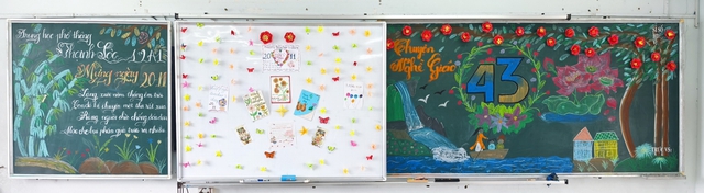 Teen THPT Thạnh Lộc “hô biến” bảng lớp thành tác phẩm nghệ thuật chào mừng Ngày Nhà giáo Việt Nam - Ảnh 11.