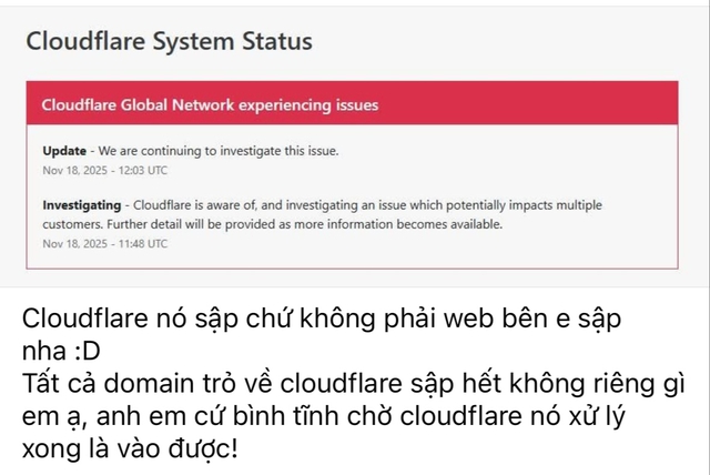 Canva, ChatGPT và hàng loạt website bị gián đoạn tối 18-11, lý do là gì? - Ảnh 4.