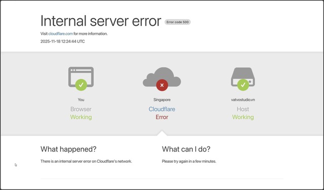 Canva, ChatGPT và hàng loạt website bị gián đoạn tối 18-11, lý do là gì? - Ảnh 2.