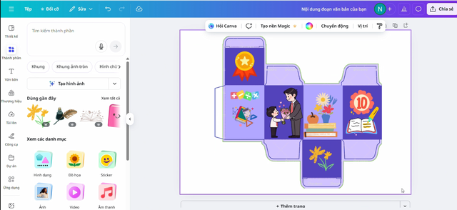 6 bước thiết kế hộp quà tặng thầy cô dịp 20-11- Ảnh 8.